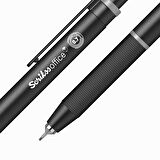 Scrikss Office Twist 0.7 Mm Gri Renk Mekanik Uçlu Versatil Kalem Şeffaf Kutu